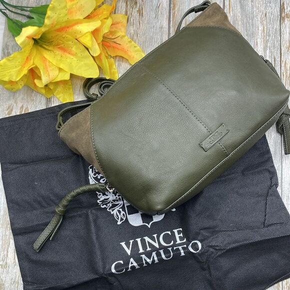 Vince Camuto Cory Leather Crossbody Bag Purse - Picture 11 of 13